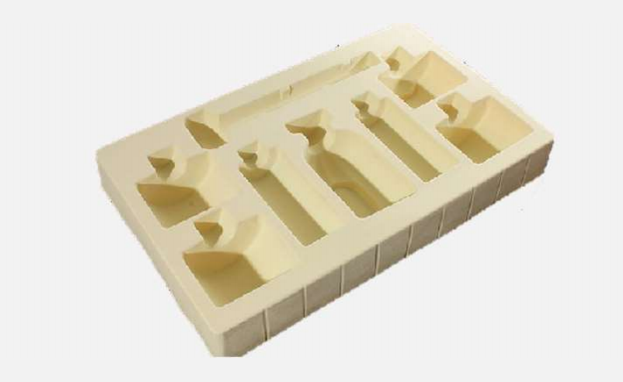 化粧品用フロッキー加工トレイ